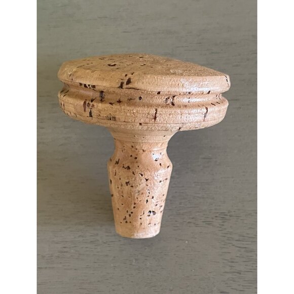 Vintage Peedee Green Glass Decanter Italy Hand Blown Glass MCM Original Stopper - Picture 11 of 11